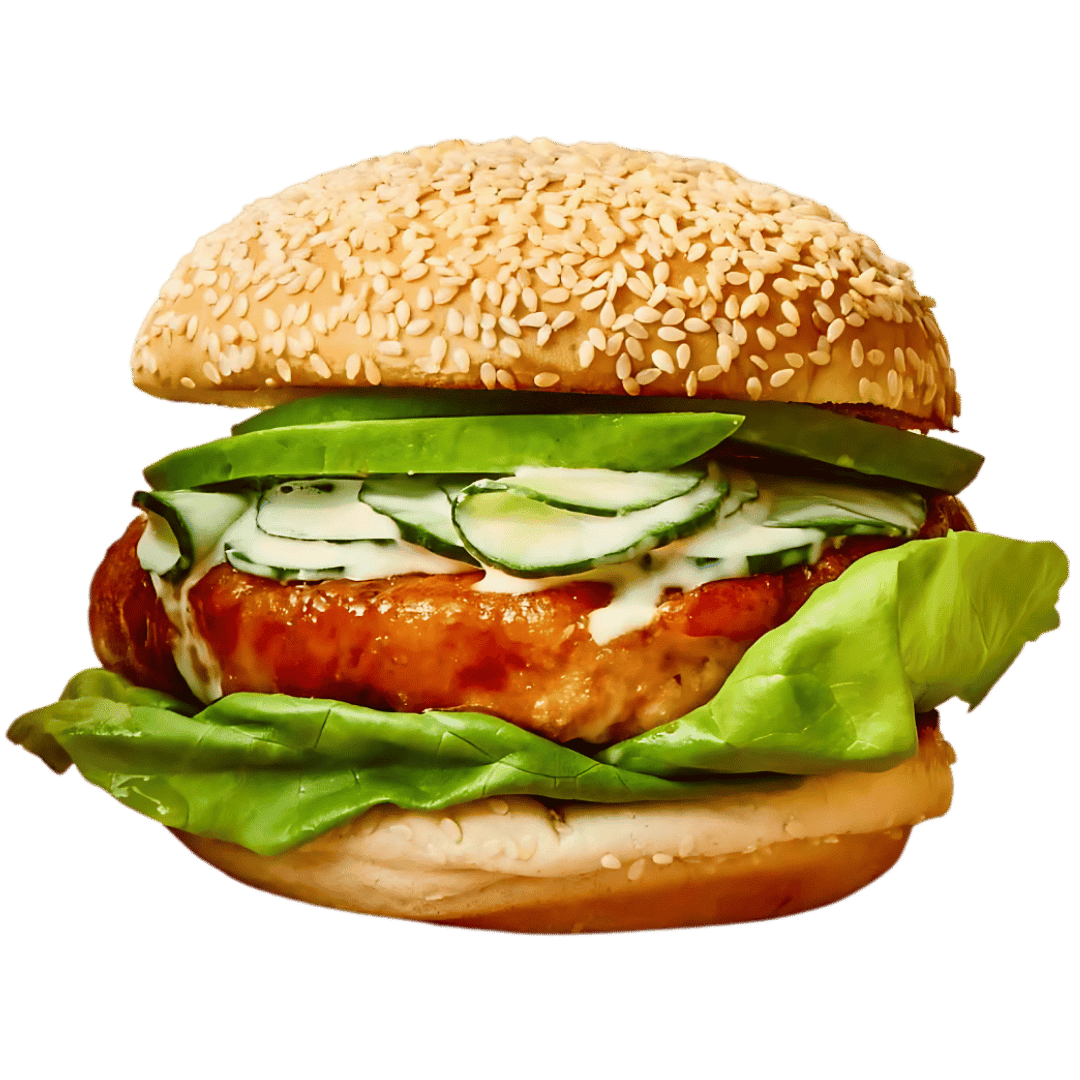 Avocado Fish Burger1